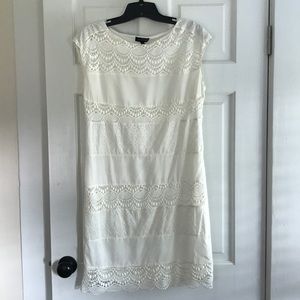 The Limited White Lace Dress